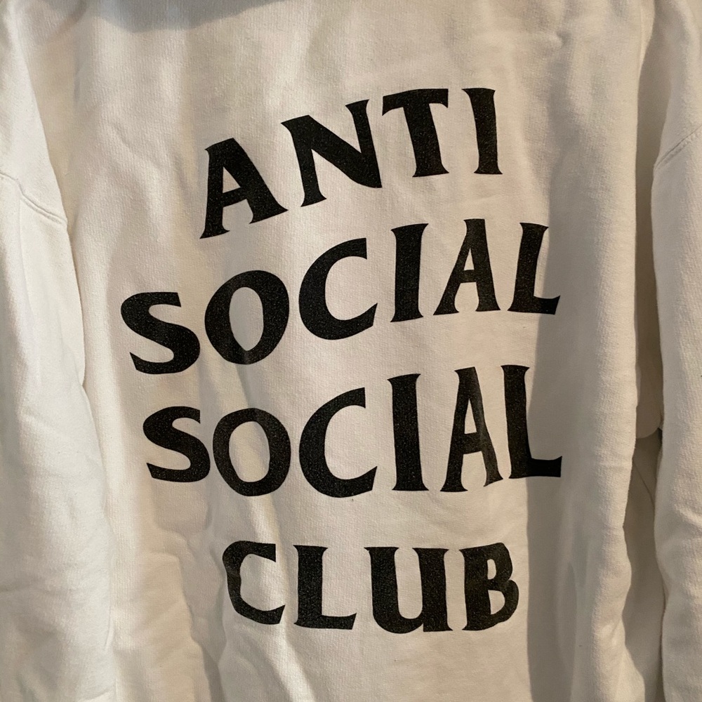 Anti Social Social Club Hoodie white Size L